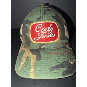 Cody Jinks Hat Cap Snap Back Camouflage Mesh Trucker Patch Embroidered Mens
